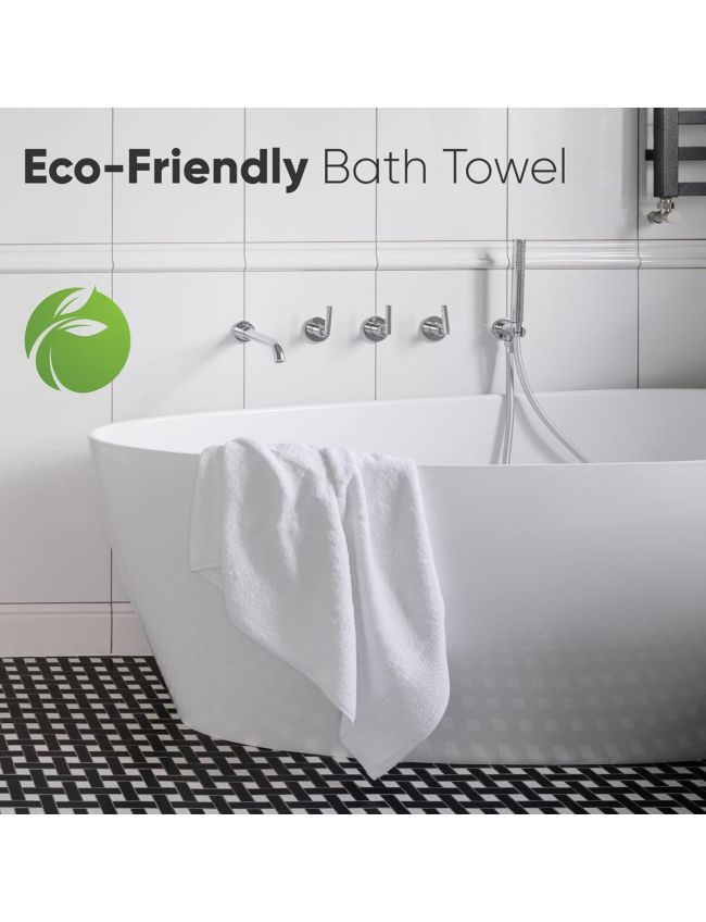 600 GSM Hotel Grade White colour Towels