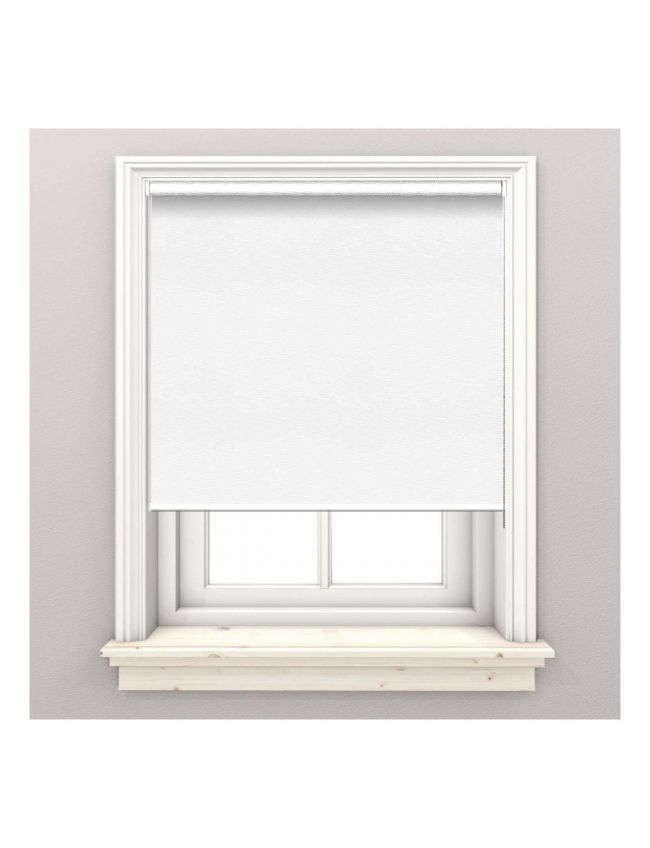 Madeira White Blackout Roller Blind