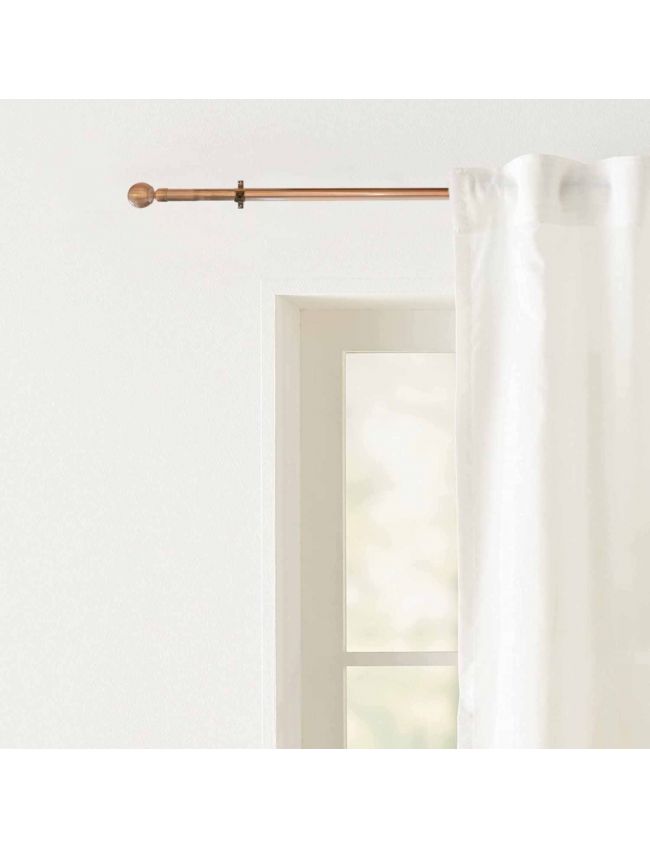 BRONZE FINISH CLASSIC BALL CURTAIN POLE