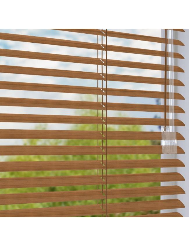 Chestnut-Wood-Venetian Blinds