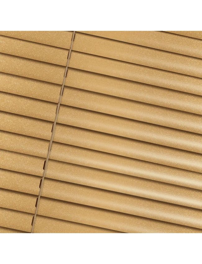 Gold-Venetian Blinds