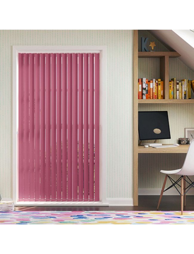 Aesthetic Maroon - Vertical Blinds