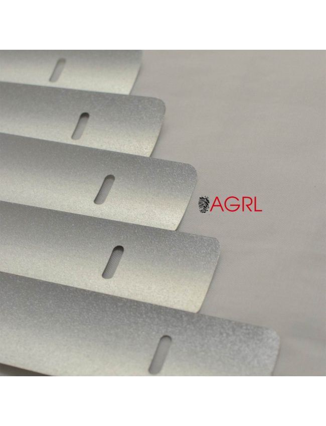 Metallic Silver-Venetian Blinds