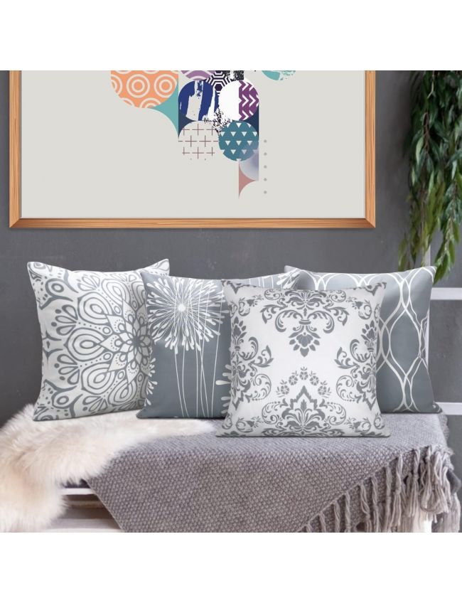 Nordic Grey Designer Cushion Covers