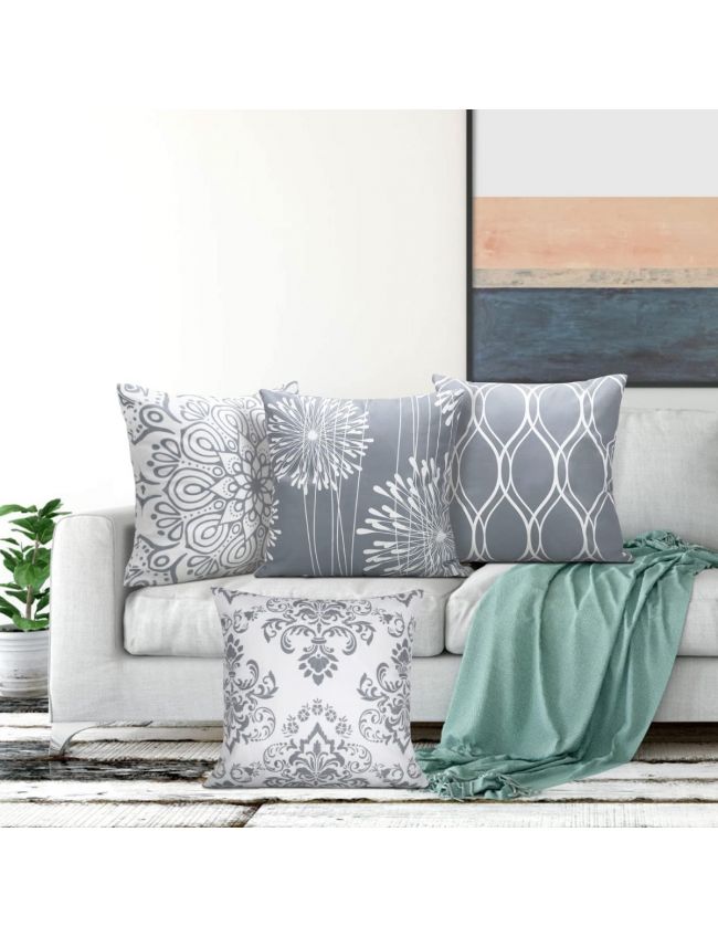 Nordic Grey Designer Cushion Covers