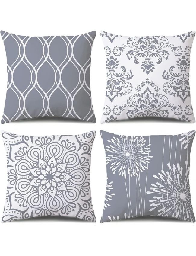Nordic Grey Designer Cushion Covers