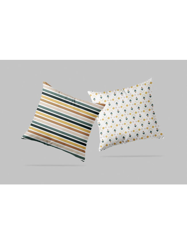 Retro Geometric Cushion Covers