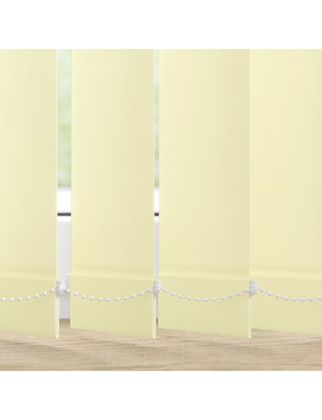 Pale Yellow - Vertical Blinds