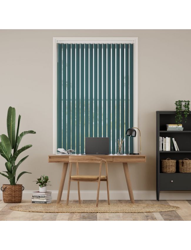 Dark Green - Vertical Blinds