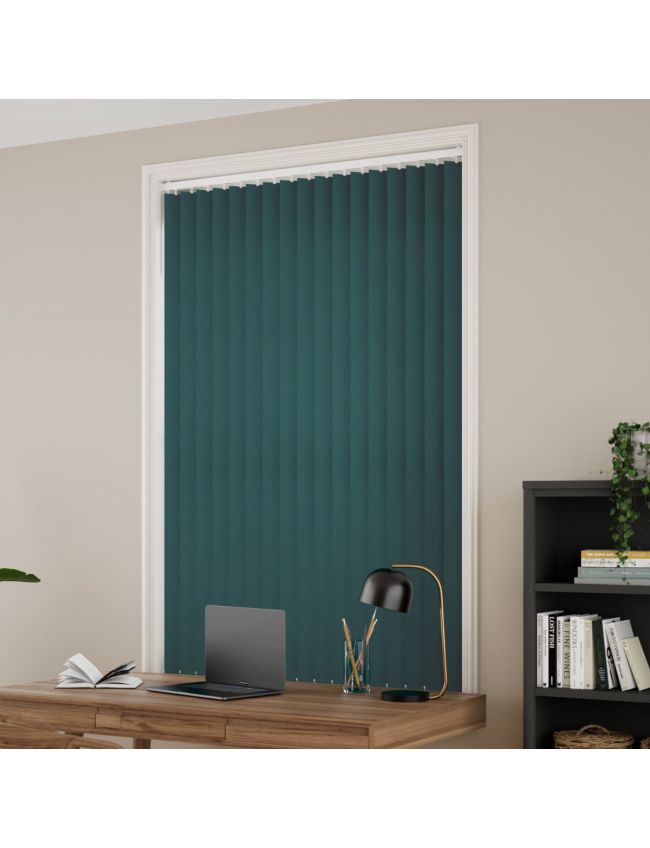Dark Green - Vertical Blinds