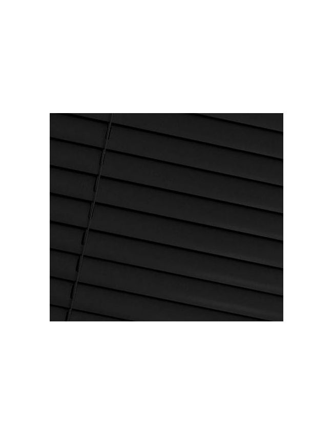 Soft Black-Venetian Blinds