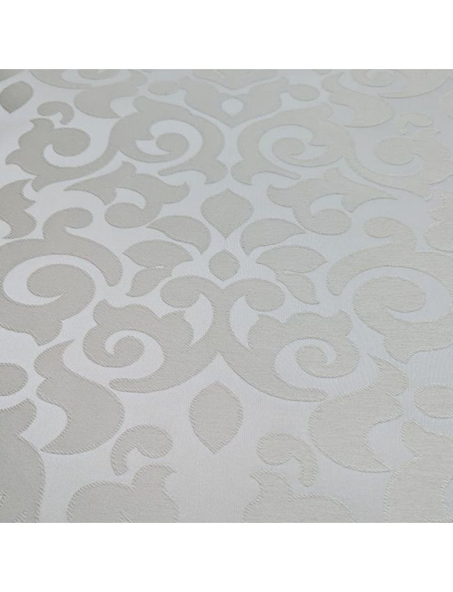 White Vintage Seamless Roller Jacquard Blinds