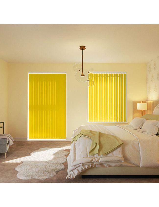 Bright Yellow - Vertical Blinds
