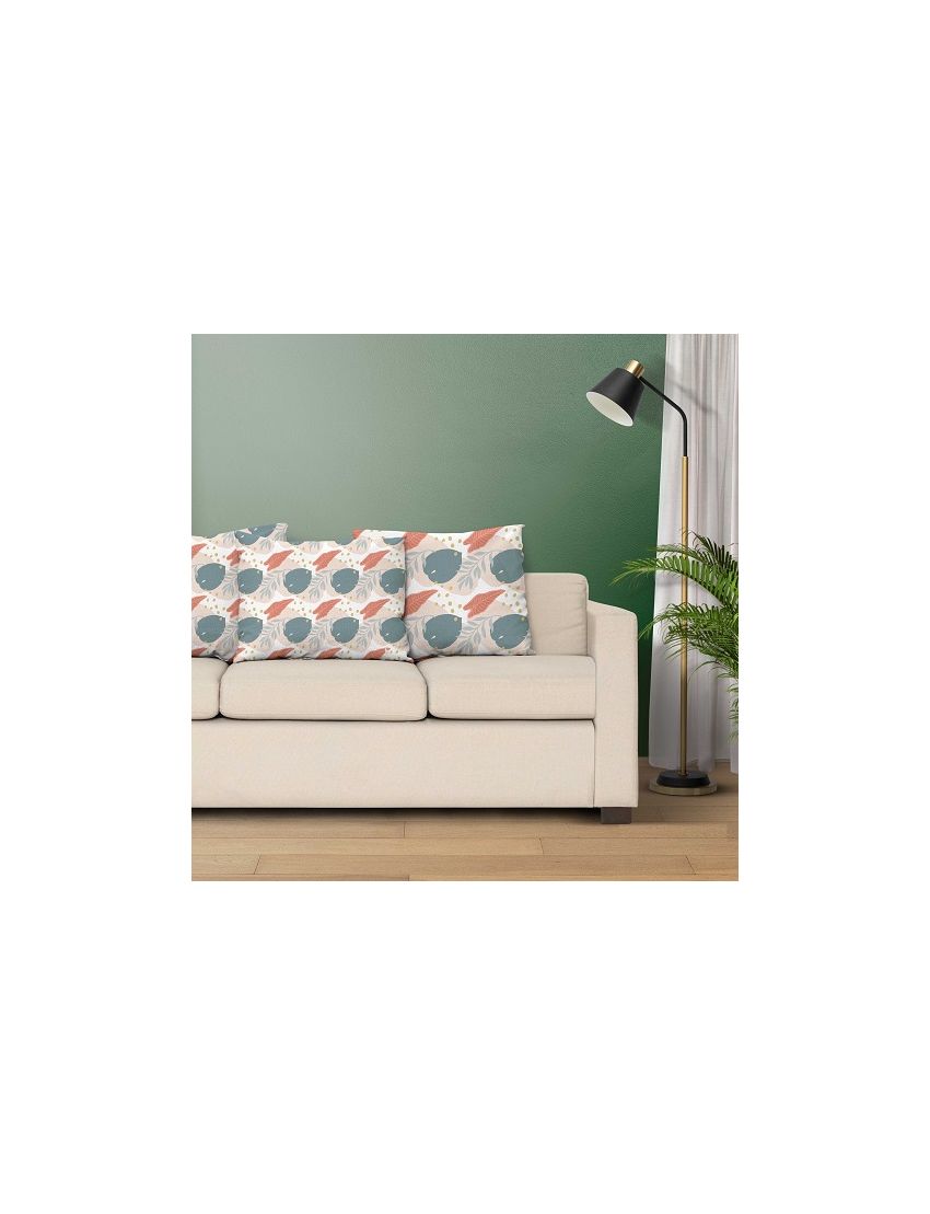 Orange N Pink Leaf Design