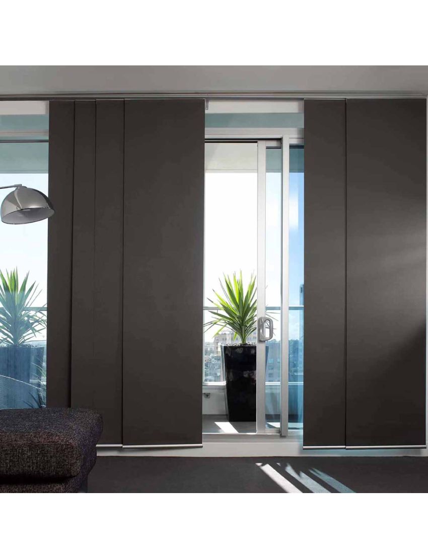 Black and Brown Washed Panel Blind