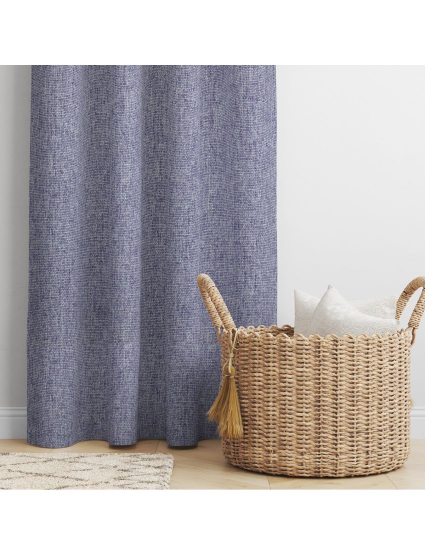 Wisteria Faux Linen Purple