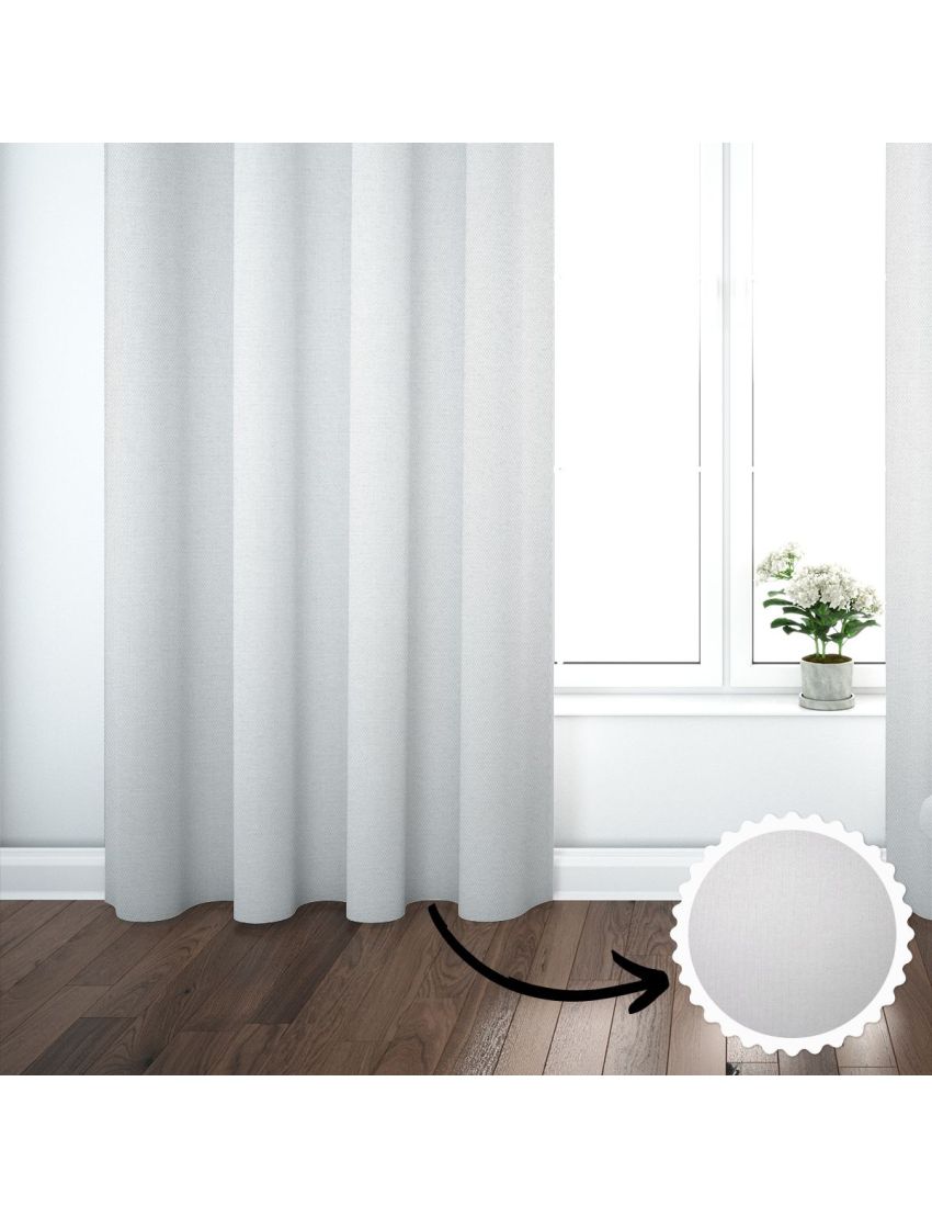 Callie White Alabaster Curtain