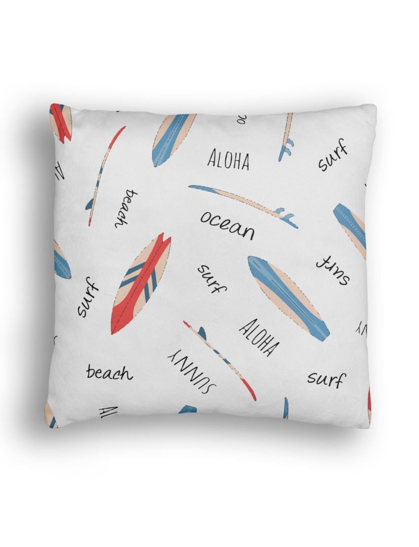 Sunny Ocean Surf Design Cushion Cover
