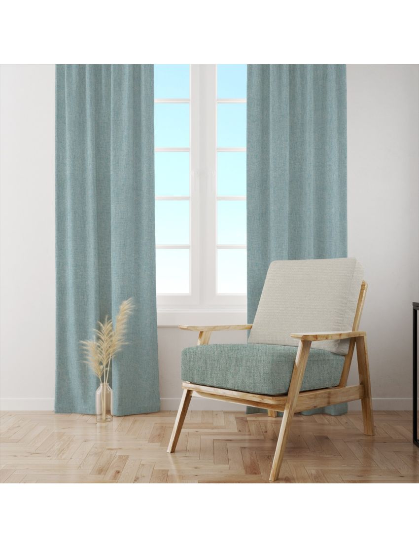 Iceberg Sherwin Williams Faux Linen Curtains