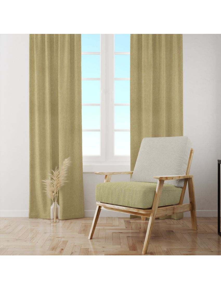 Gossamer Faux Linen Curtains
