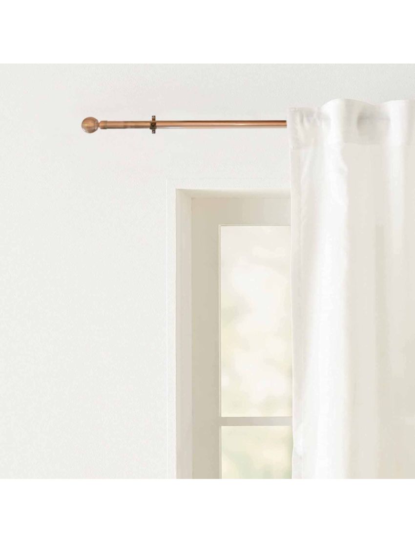 BRONZE FINISH CLASSIC BALL CURTAIN POLE