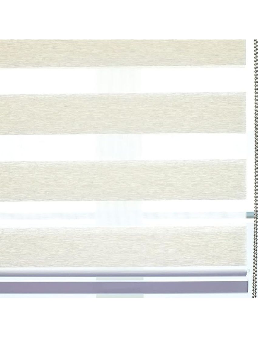 Cream and Black Zebra Blind 