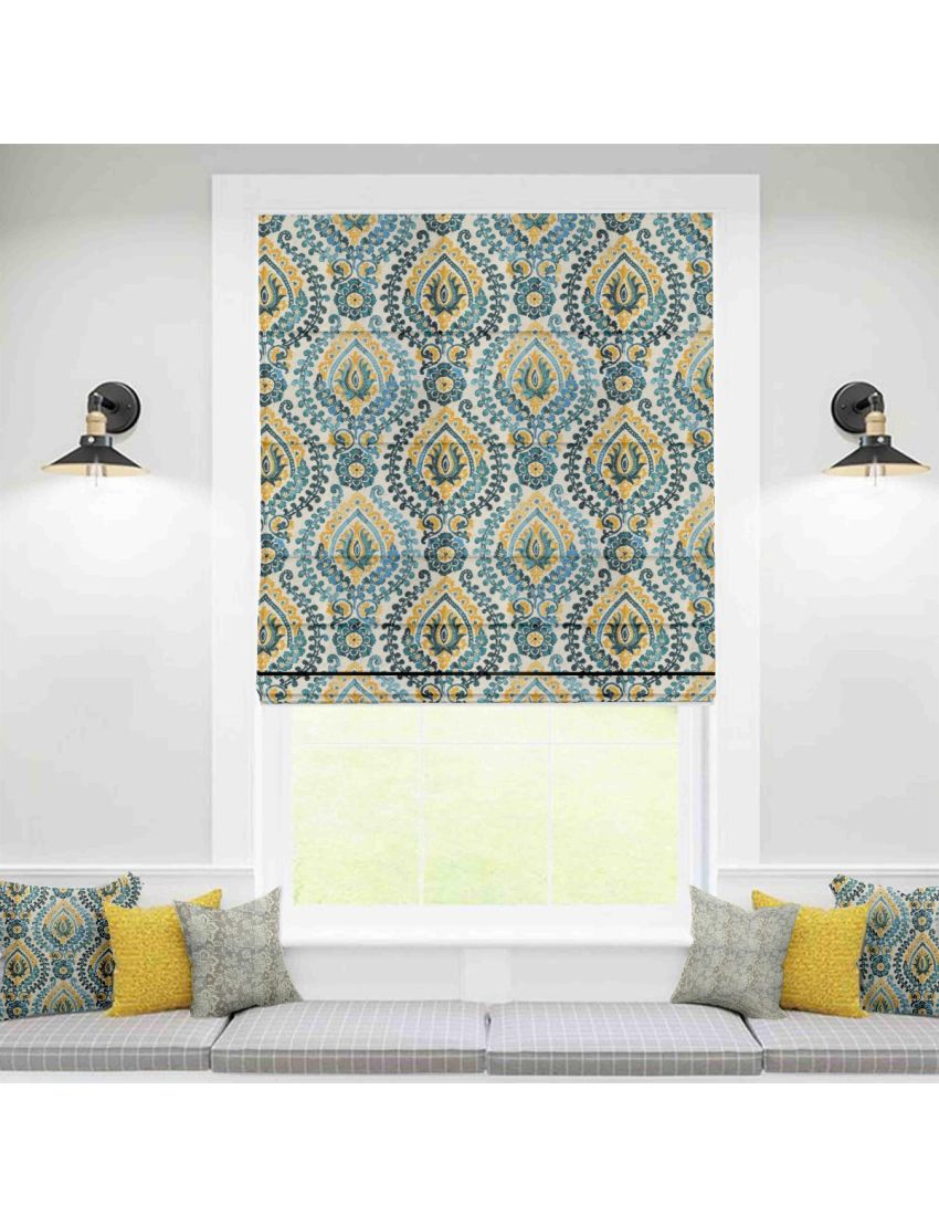 Damask Designs Roman Blinds