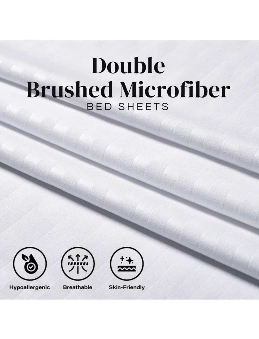 Egyptian Styled Double Brushed Microfiber Bedding set 