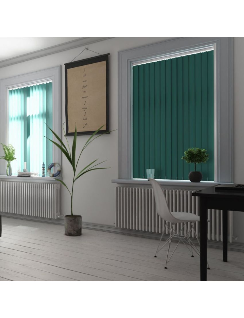 Sintra Pine Green Vertical Blind