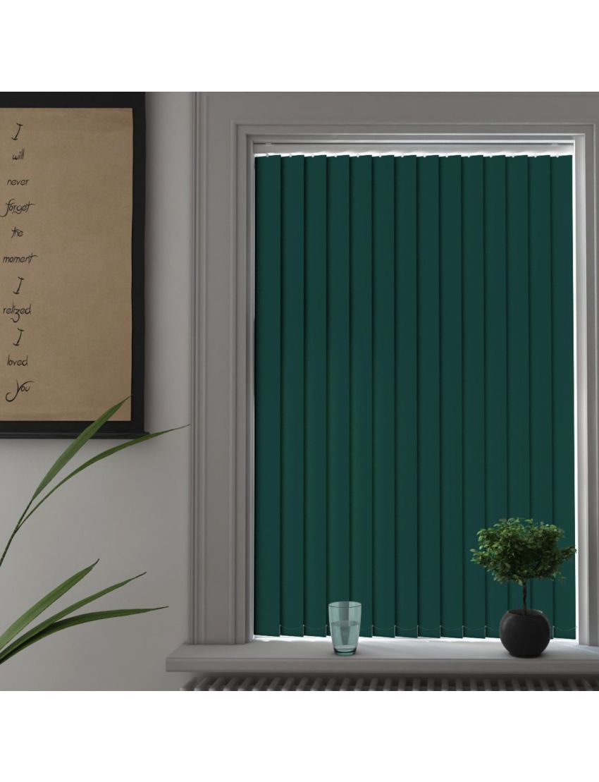 Sintra Pine Green Vertical Blind