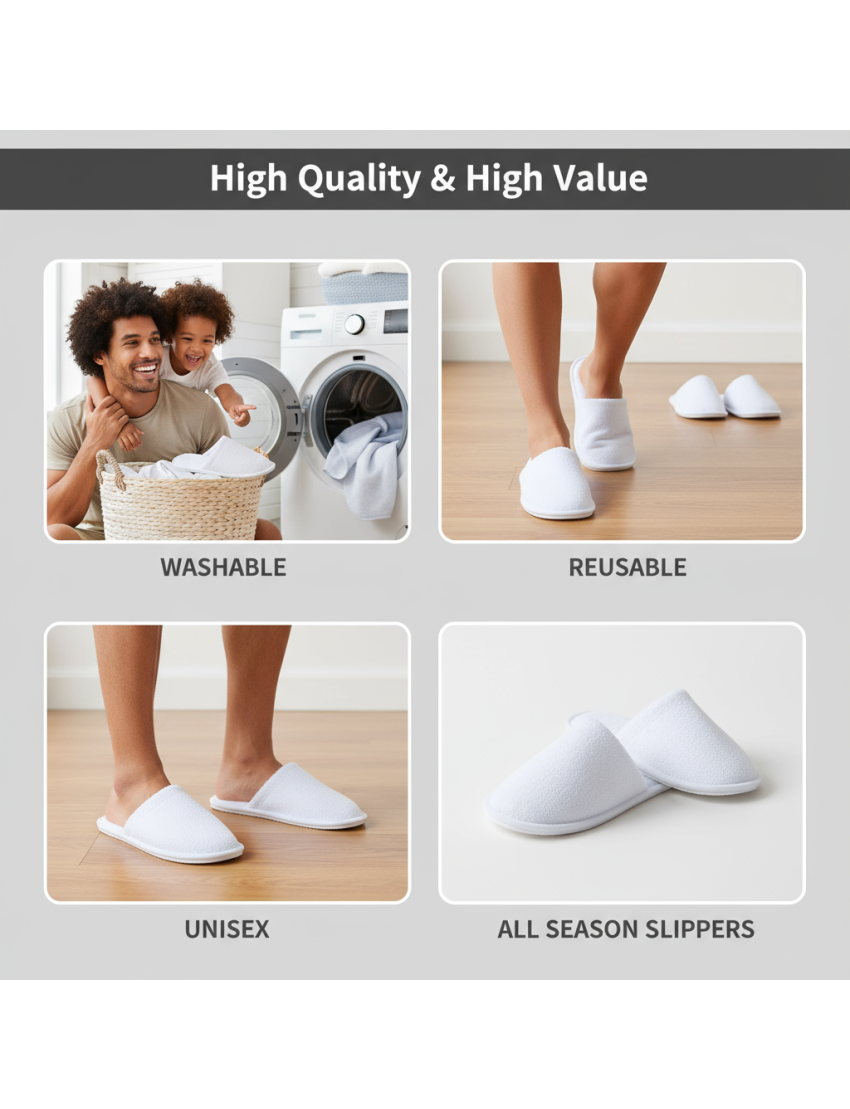 Ultimate Comfort Terry Bath Slipper