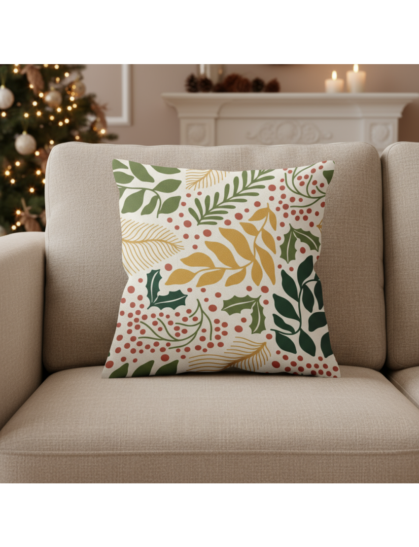 Holiday Botanical Cushion Covers