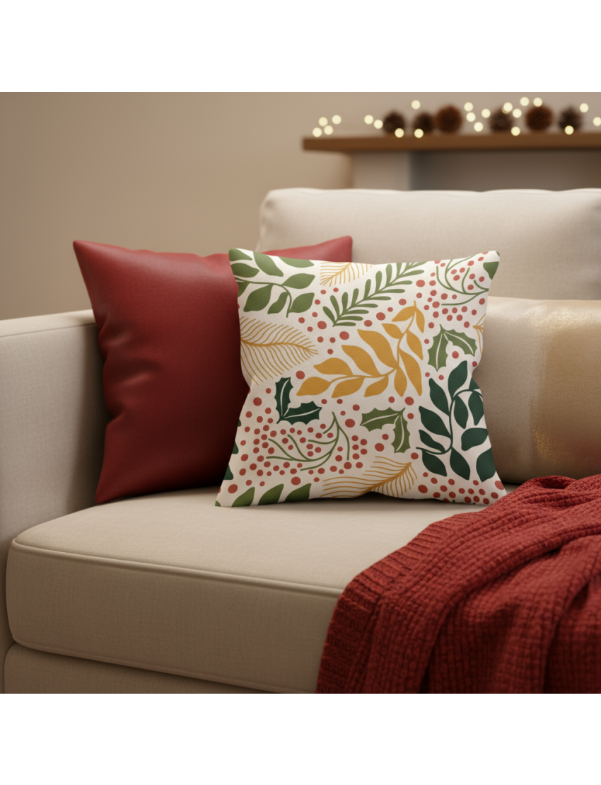 Holiday Botanical Cushion Covers