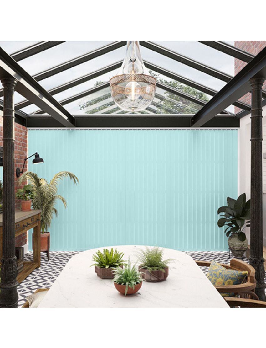 Light Blue - Vertical Blinds