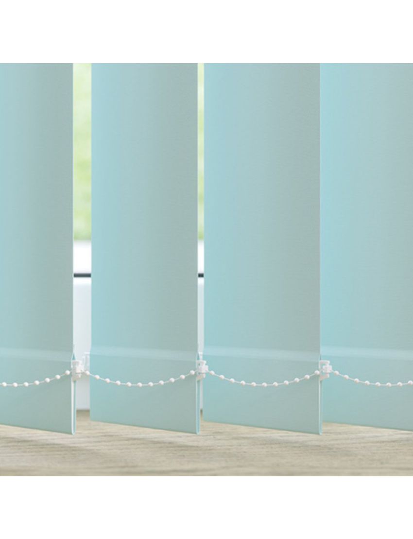 Light Blue - Vertical Blinds