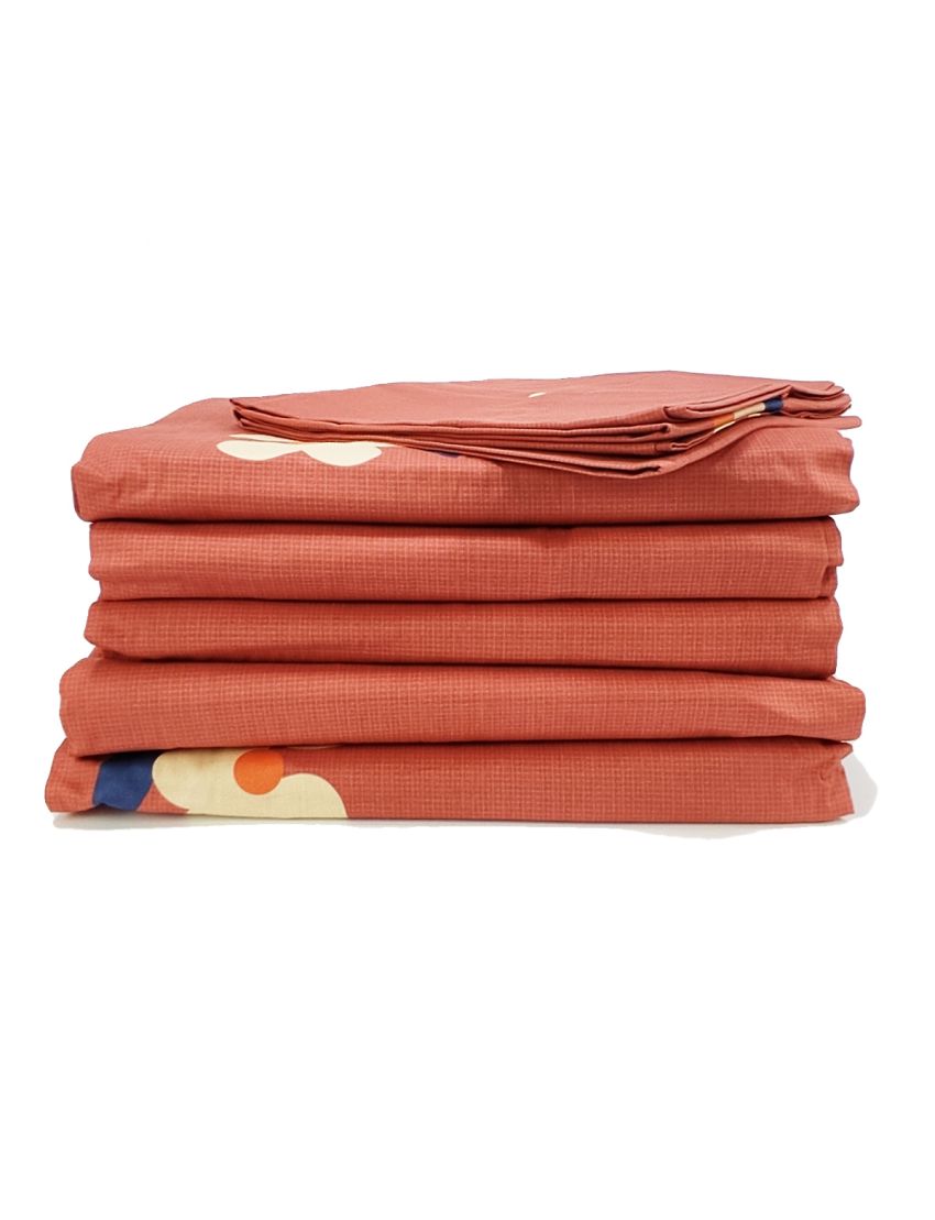 Amaryllis Orange Bedding Set