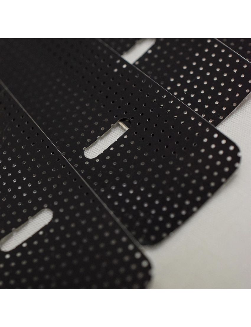 Perforated Black-Venetian Blinds