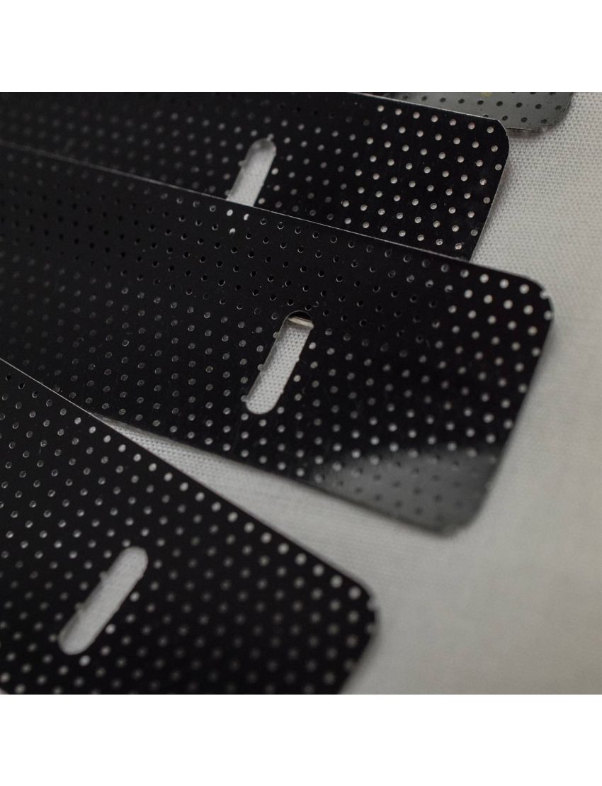 Perforated Black-Venetian Blinds