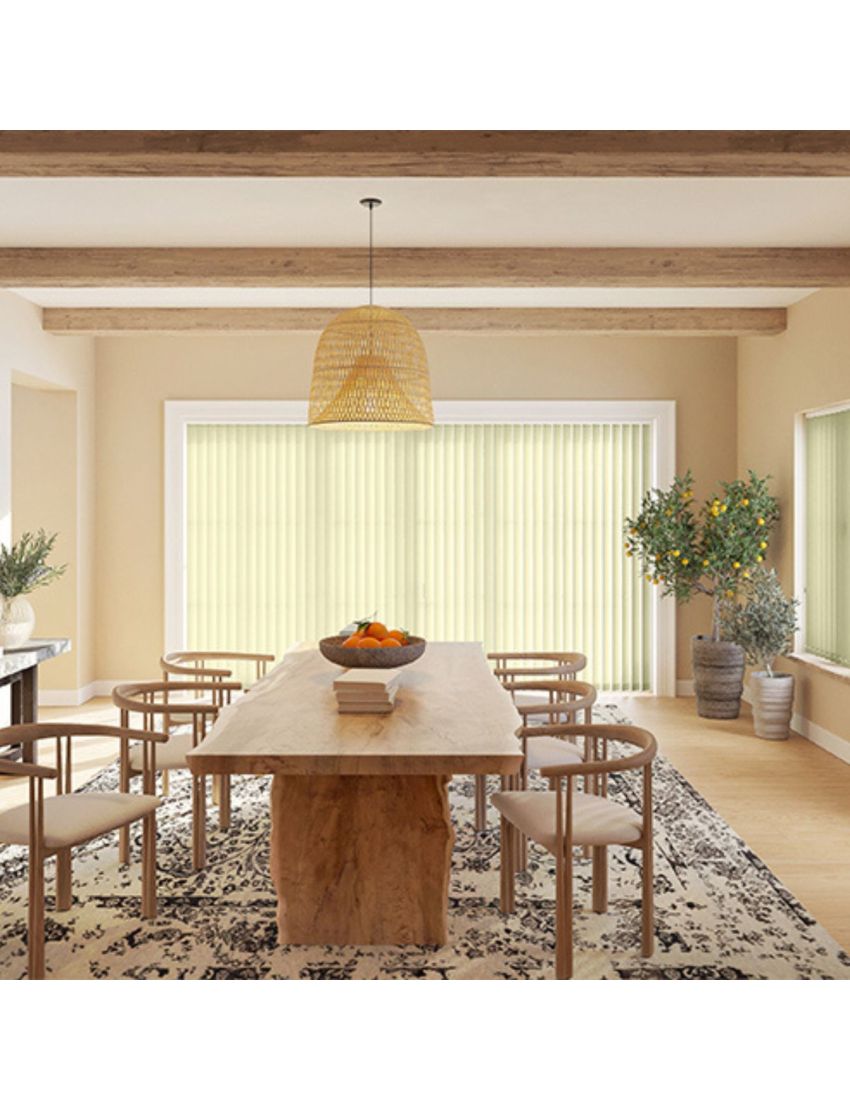 Pale Yellow - Vertical Blinds