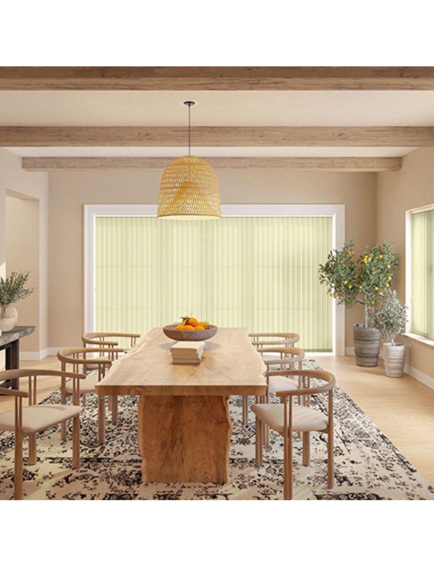Pale Yellow - Vertical Blinds