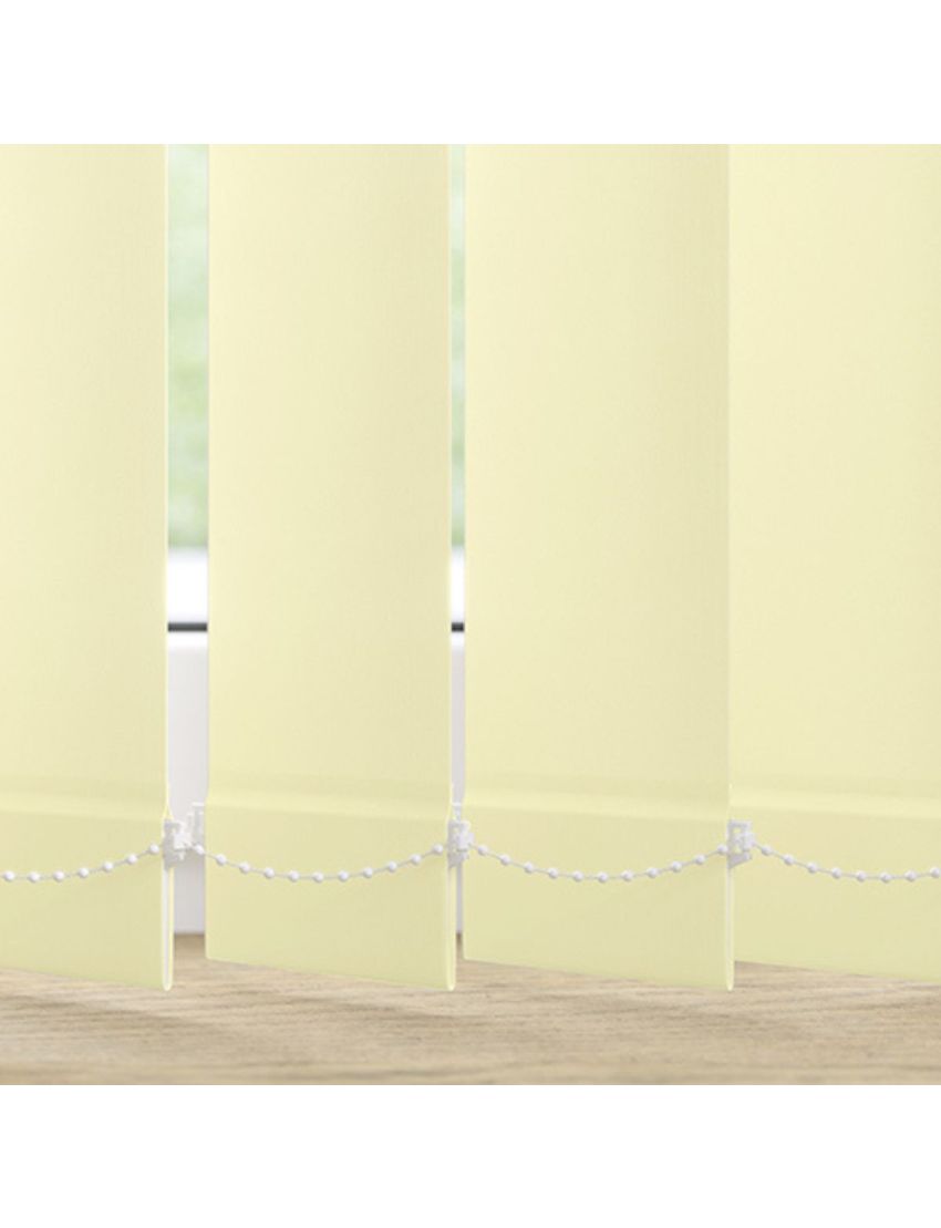 Pale Yellow - Vertical Blinds