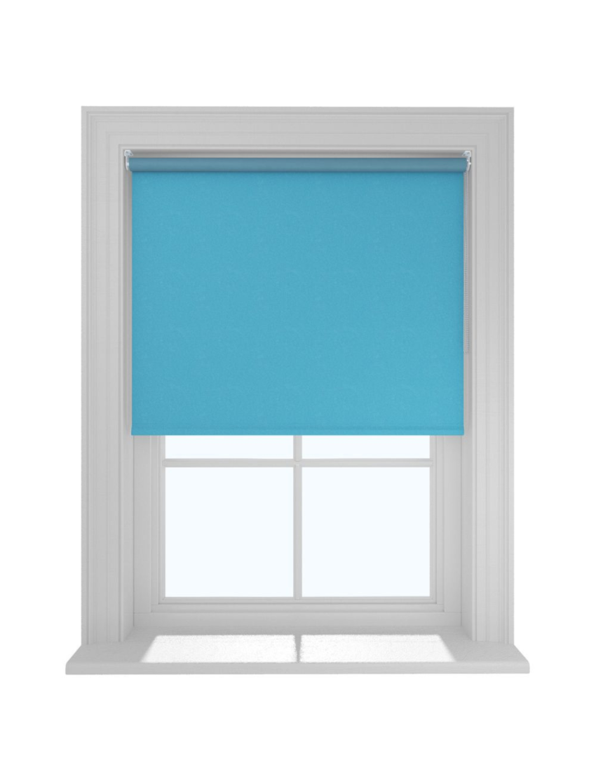 Madeira Sky Blue Blackout Roller Blind