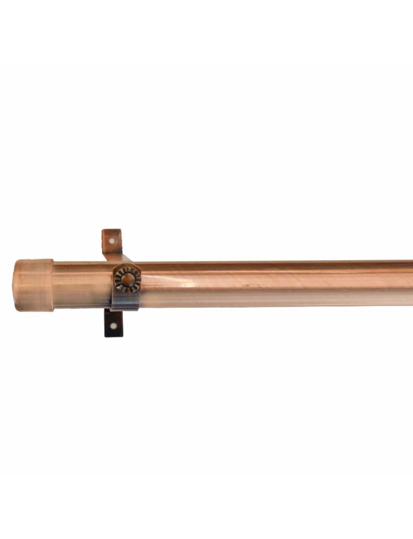 BRONZE FINISH END STUD CURTAIN POLE 