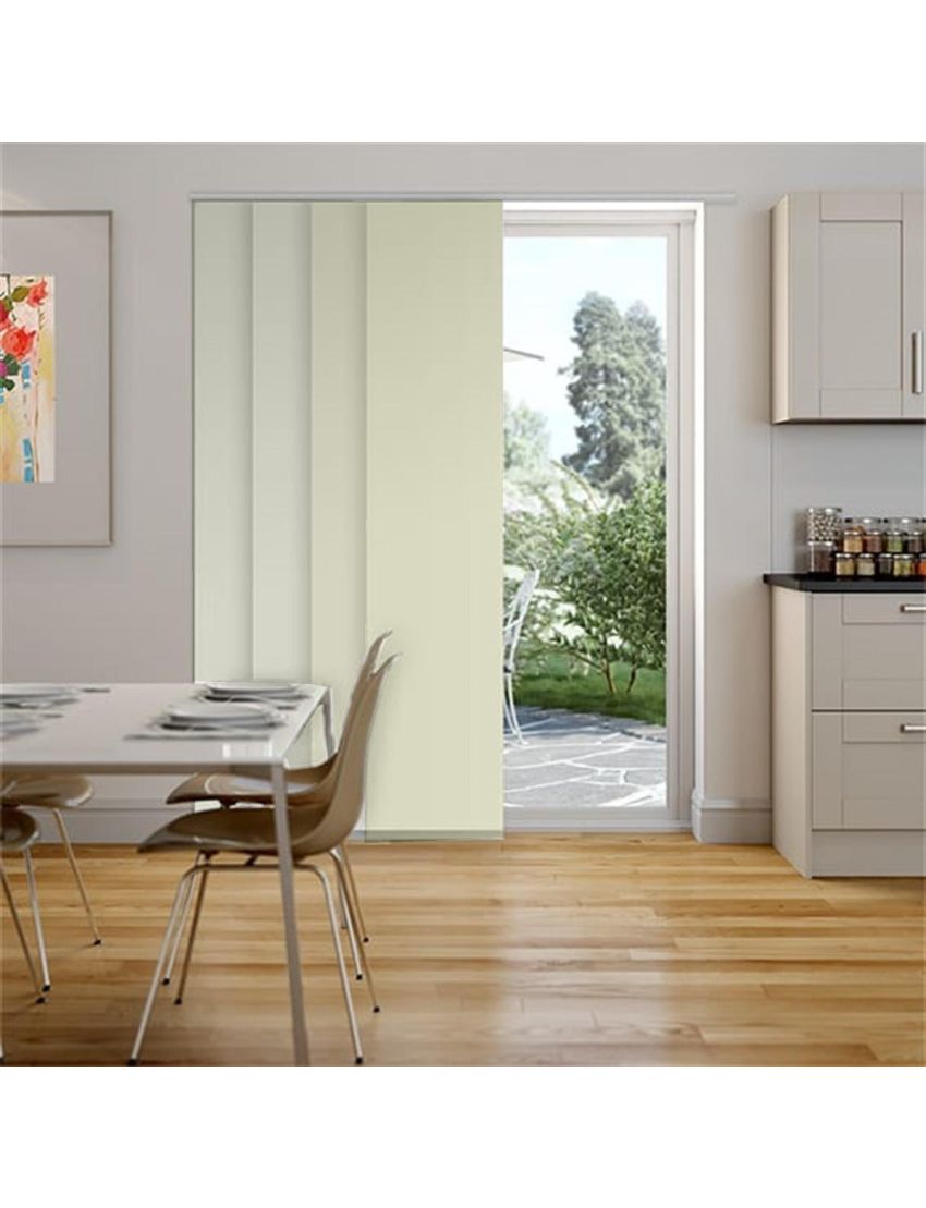 Soft Grey - Panel Blinds Blackout