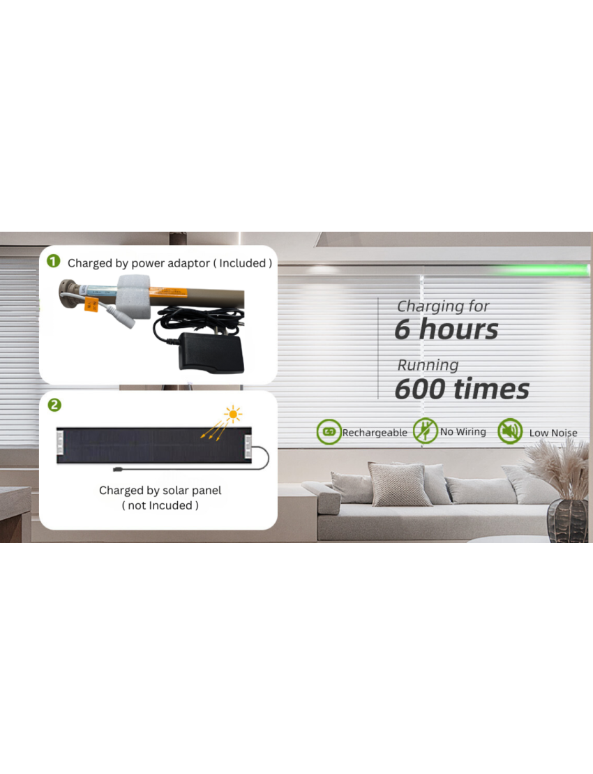 Blinds Mortor- Lithium Battery with RF Controller 