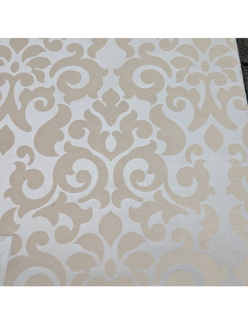 Cream Vintage Seamless Roller Jacquard Blinds