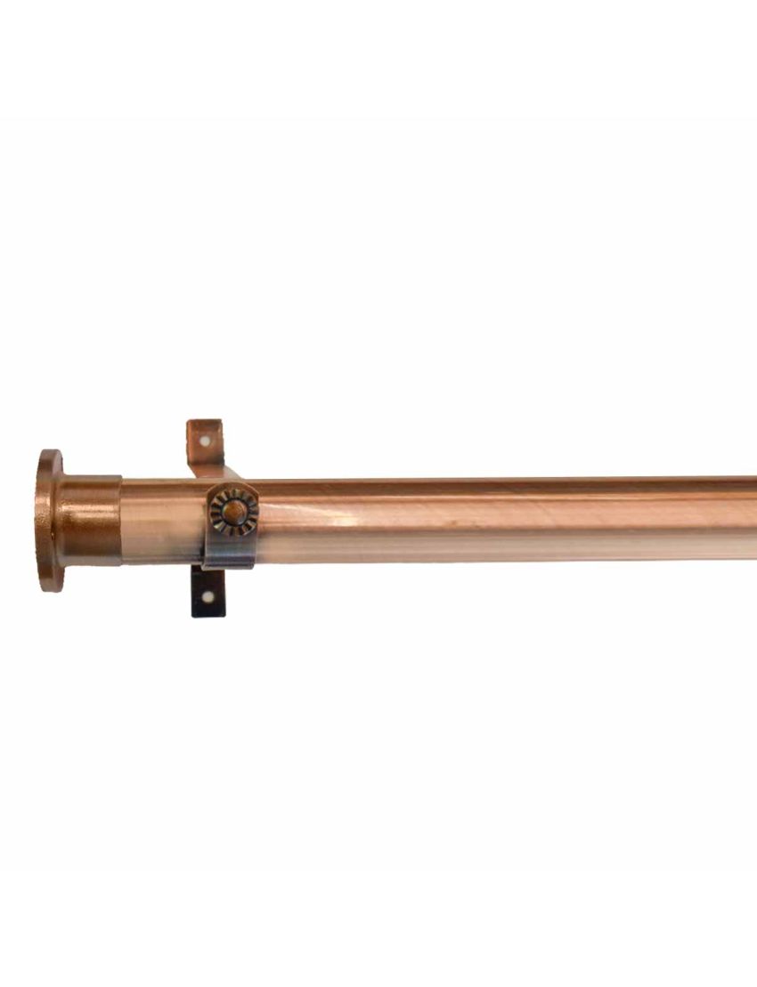 BRONZE FINISH WALL BRACKET CURTAIN POLE
