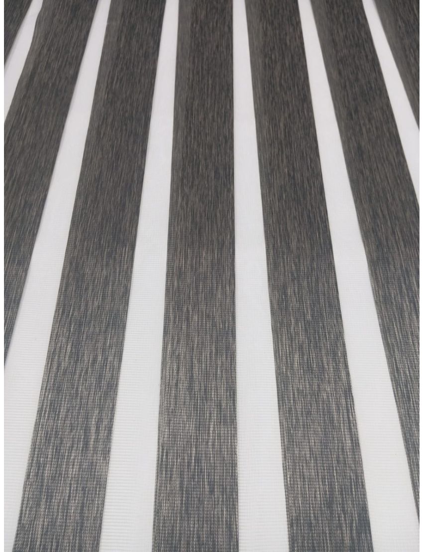 Bergen Black Coffee Zebra Blind