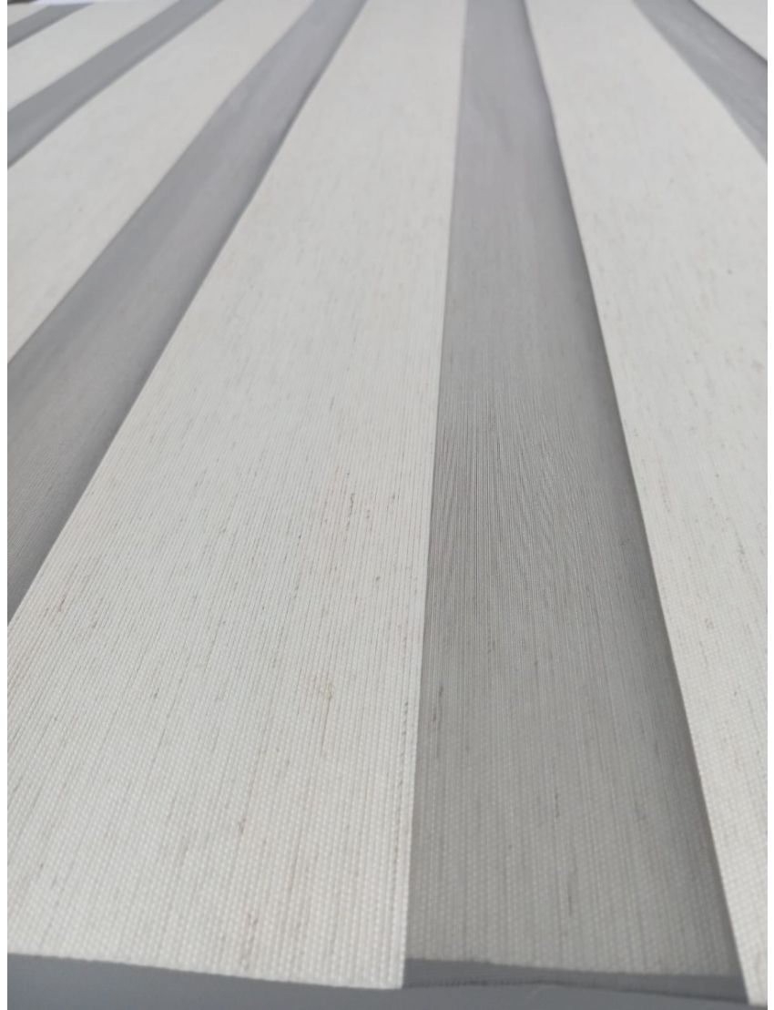 Cream and Black Zebra Blind 