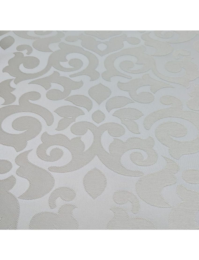 White Vintage Seamless Roller Jacquard Blinds